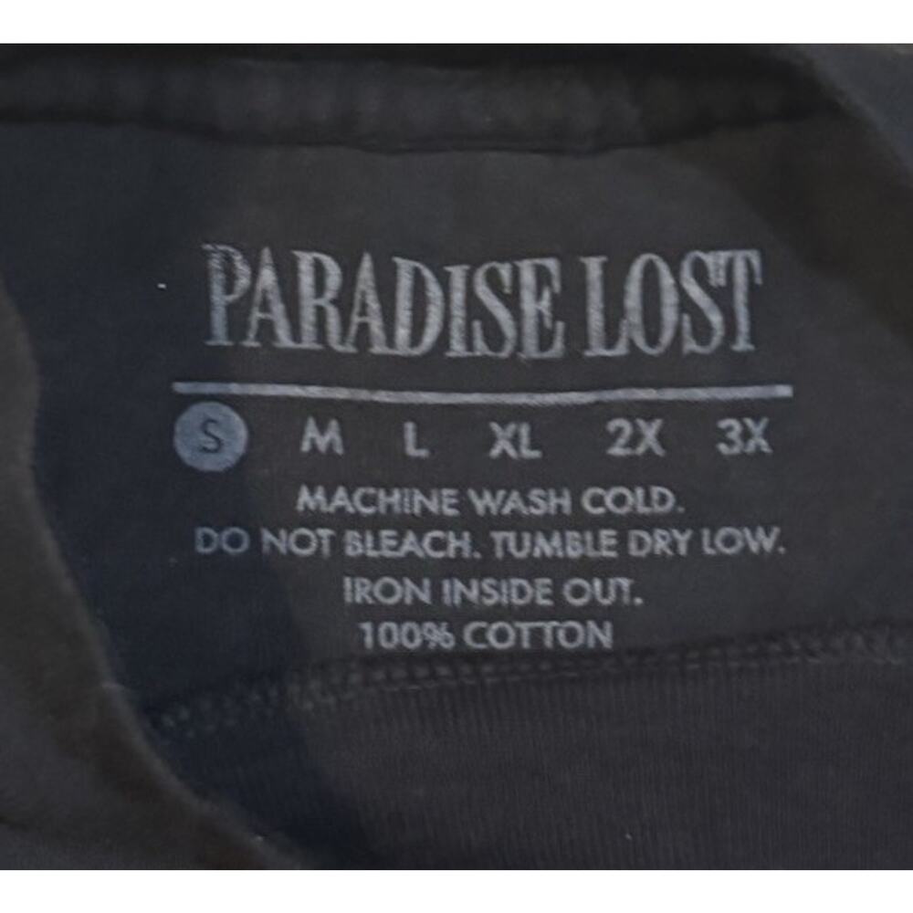 Street Wear-Paradise Lost - Through The Fire Mens Sm Black Graphic Tshirt NEW - Picture 5 of 5
